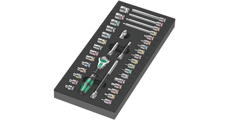 1001709135 foam insert 9720 Ratchet set 1/4 in 37-piece 05150110001