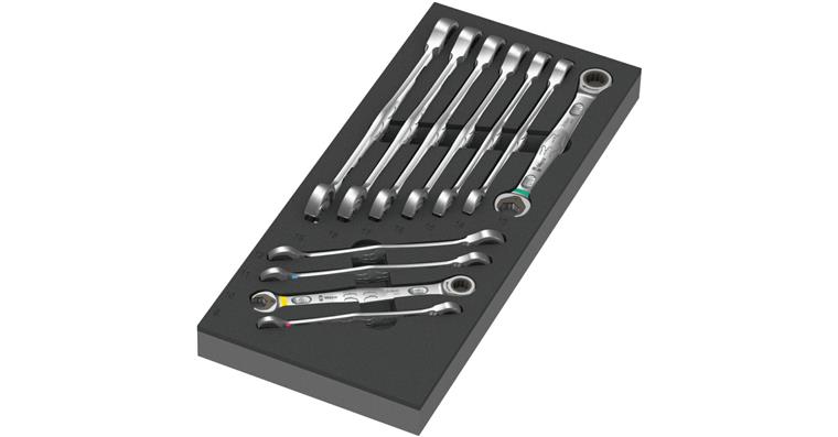 1001709139 foam insert 9730 Combination ratchet wrench set 05150120001