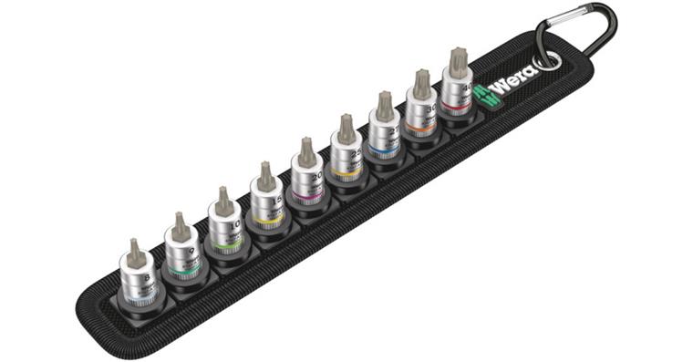 1051100400 Zyklop bit socket set Belt A 3 TX HF 1/4 in drive 9-piece 05003882001