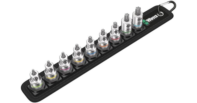 1001707755 Zyklop bit socket set Belt B TX HF 3/8 in drive 9-piece 05003972001