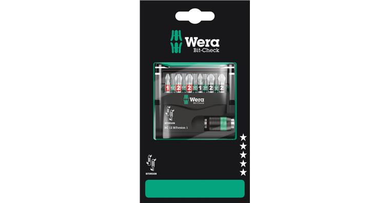1001708229 Bits assortment Bit-Check 12 BiTorsion 1 SB 12-piece 05136385001