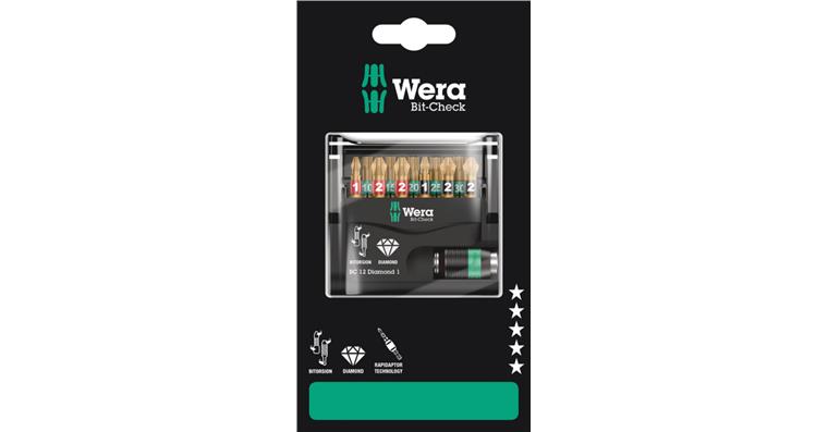 1001708230 Bits assortment Bit-Check 12 Diamond 1 SB 12-piece 05136392001