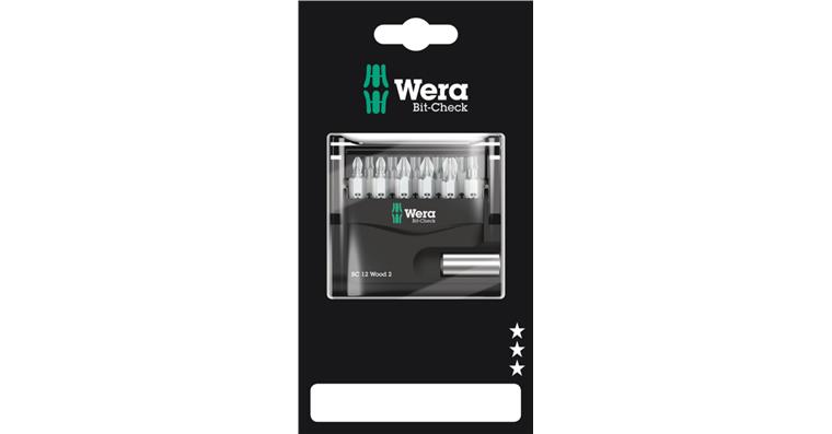 1001708232 Bits assortment Bit-Check 12 Wood 2 SB 12-piece 05136391001