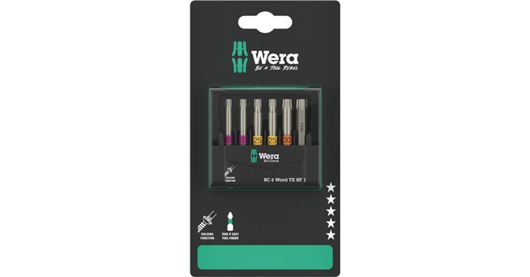 1001709089 Bits assortment Bit-Check 6 Wood TX HF 1 SB 6-piece 05073639001