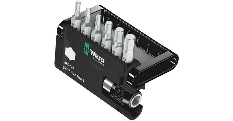 1001704457 Bits assortment Bit-Check 7 Hex-Plus 1 7-piece 05056168001