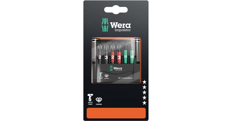 1001706919 Bits assortment Bit-Check 6 Impactor 1 SB 6-piece 05073890001
