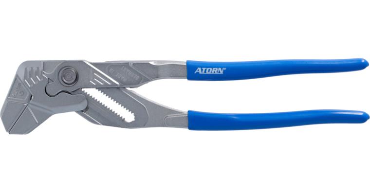 1056853103 Klešťový klíč 300 mm až AF 68 mm, matně chromovaný, PVC kryty rukojeti