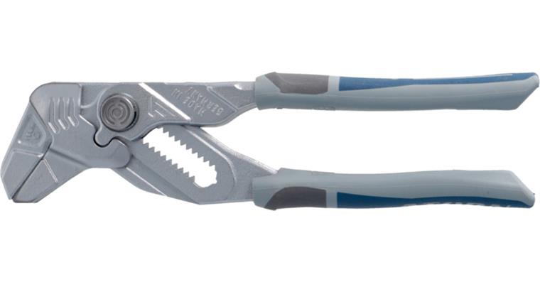 1056853104 Klešťový klíč 180 mm až AF 40 mm, matně chromovaný, 3C kryty rukojeti