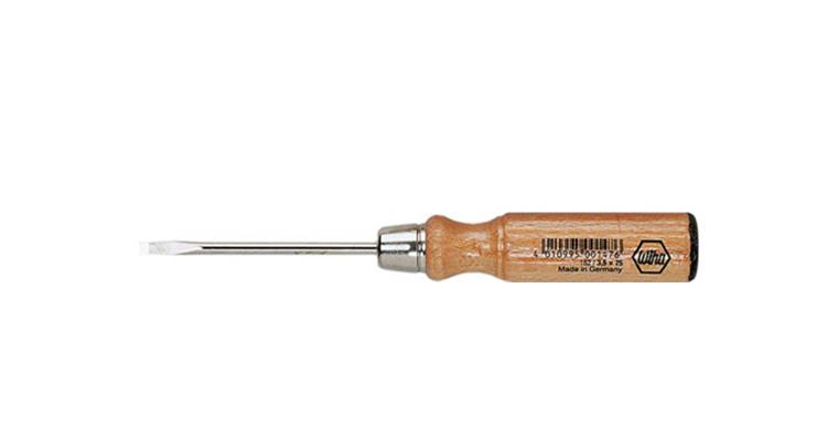 1052140101 Wood screwdriver slotted 3.5 mm x 75 mm 00147