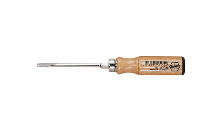 1052140103 Wood screwdriver, slotted 5.5 mm x 100 mm 00152