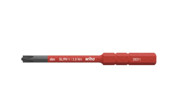 1052497113 Bit slimBit electric PlusMinus/Phillips SL/PH1 x 75 mm 34587