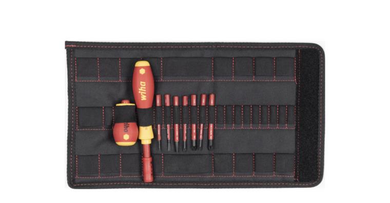 1001619892 screwdriver and bit set slimVario 10-piece including folding case 41233