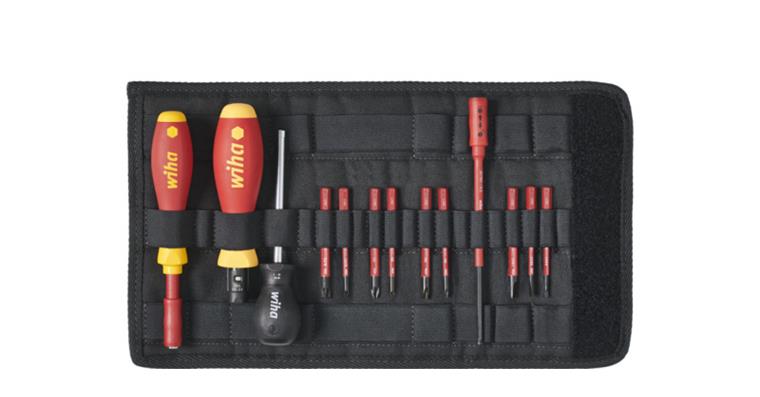 1001610581 torque screwdriver set 14-piece including folding pouch 40674