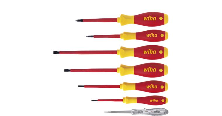 1001617093 screwdriver set SoftFinish electric slotted Phillips 7-piece 00834