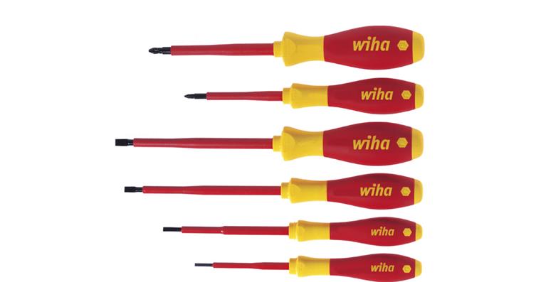 1001616928 Screwdriver set SoftFinish electric slotted Pozidriv 6-piece 25477