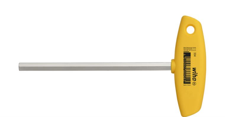 1001611696 pin wrench cross handle hexagon bright nickel-plated 4.8 mm 3/16 inch 02807