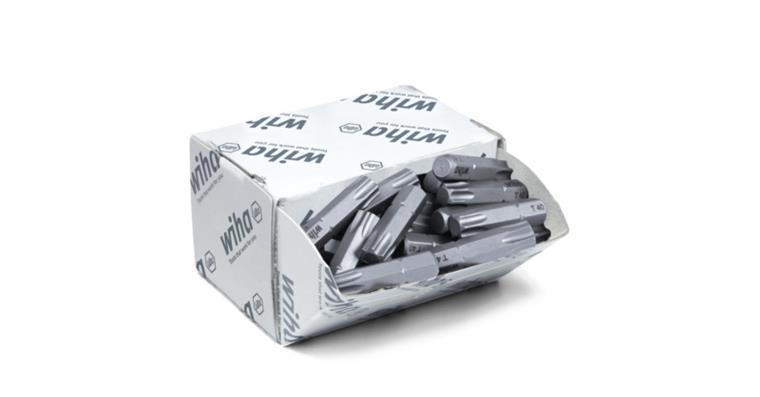 1001617107 Bit Set Standard 25 mm TX T40 50-piece 1/4 inch C6.3 in bulk pack 08070
