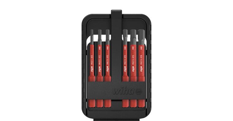 1001611244 Bit Set slimBit electric hexagon 7-piece including slimBit box 43156