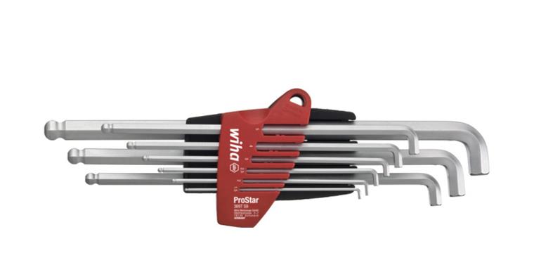 1001619425 L-key set in ProStar holder 10-piece matt chrome-plated blister 35481
