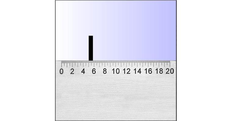 1095011870 Číselník, max. 20 mm, interval stupnice 0,1 mm, pro lupu s 6× zvětšením