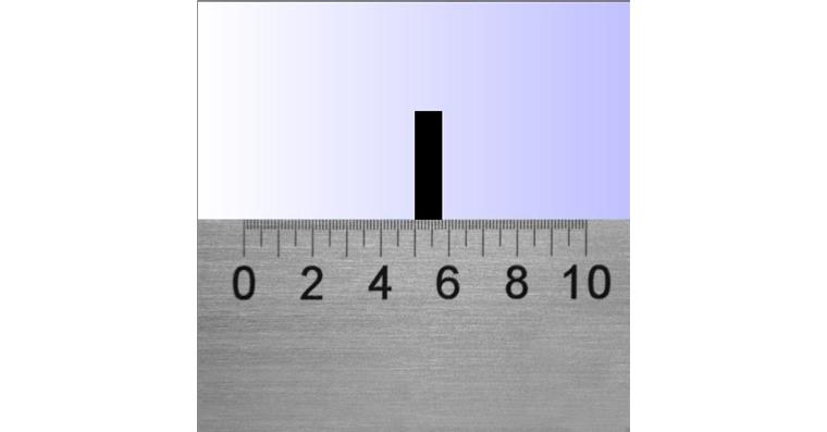 1095011871 Číselník, max. 10 mm, interval stupnice 0,1 mm, pro lupu s 8× zvětšením
