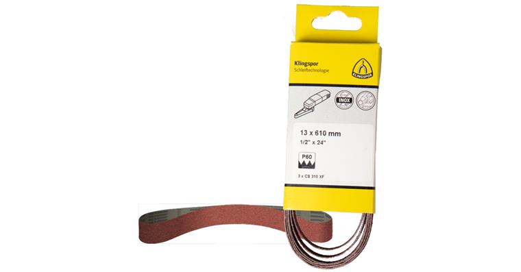 1001727388 sanding belt 13x457 mm grit 60 F4G 3-pack 248821