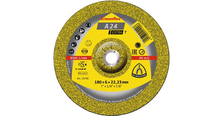 1001727099 grinding discs 180x6x22.23 mm cranked 13794