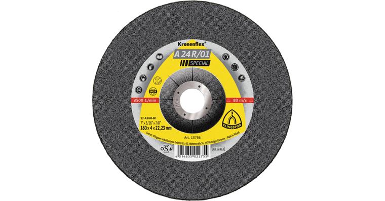 1001727133 grinding discs 180x4x22.23 mm cranked 13756