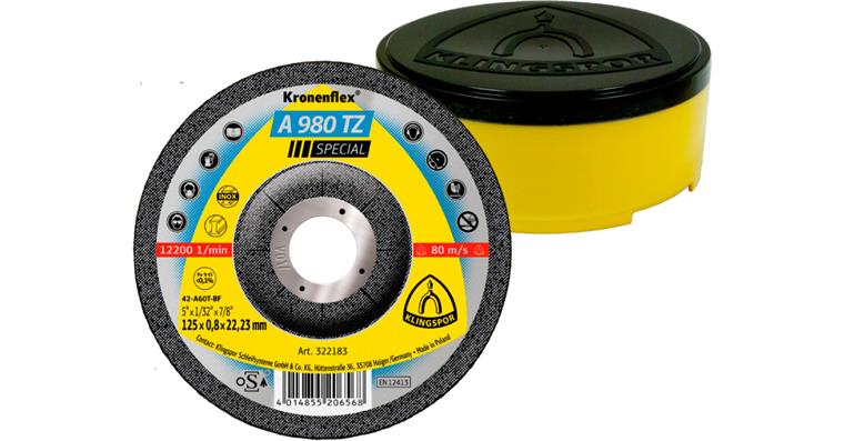 1001728691 cutting-off wheels 125x0.8x22.23 mm cranked 322183
