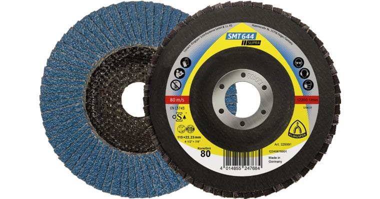 1002435929 abrasive mop disc 125x22.23 mm grain 40 convex 330005