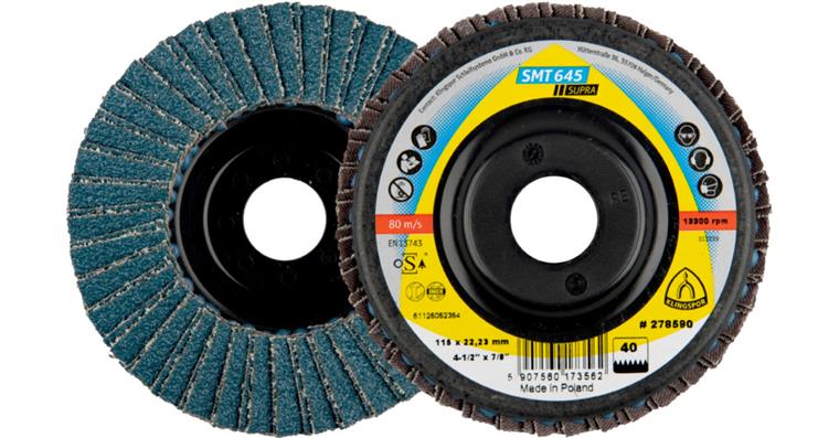 1001728323 abrasive mop disc 115x22.23 mm grain 40 straight 278590
