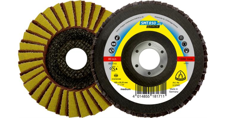 1001728330 abrasive mop disc 125x22.23 mm grain 60 Coarse curved 312559