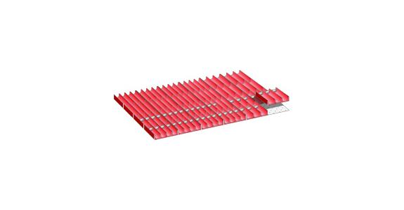 Set Mulden BxT 918x612mm FH 50mm 24 Muldenteile, 40 Muldenwände
