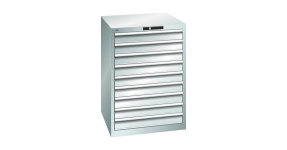 Schubladenschrank 717x725x1000mm 9 Schubladen 9x100 75kg RAL 7035