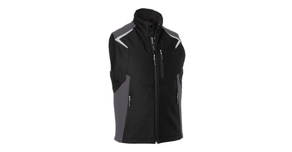 Softshell-Weste BODYFORCE schwarz/anthrazit Gr. XL