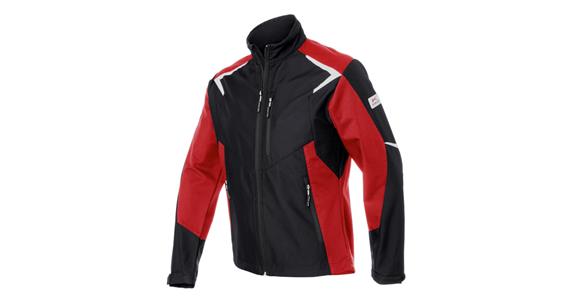 Softshell-Jacke BODYFORCE schwarz/mittelrot Gr.XS