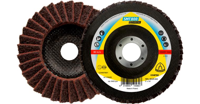 1001727086 Hrubý netkaný brusný lamelový kotouč SMT800, průměr 125 mm