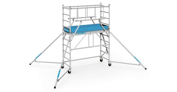 PaxTower S-Plus 1T Plattformhöhe 1,55m Plattform 0,72x1,80m Arbeitshöhe 3,55m