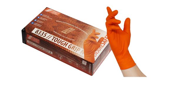 Einweghandschuh Nitril Tough Grip N Box=50 Stück Gr.L