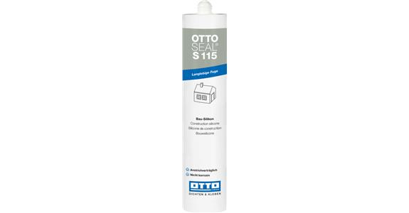 Silicone, paint-compatible in acc. w. DIN 52452, transparent, cartridge 310 ml
