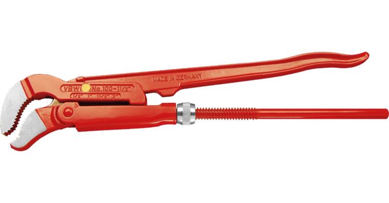1002589017 S-jaw pipe wrench 1000 jaw opening 85 mm L.555 mm 87100020