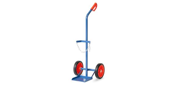 Steel bottle trolley for 1x20-50 litre bottles dia. 204-229 mm