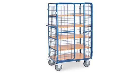 Etagenwagen mit Flügeltüren 5 Etagen 1800 mm hoch Ladefläche 1000 x 600 mm