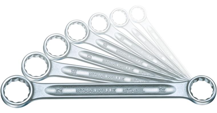 1050502101 Double ring wrench set STABIL 21 8x9 - 20x22mm 7-piece 96410503