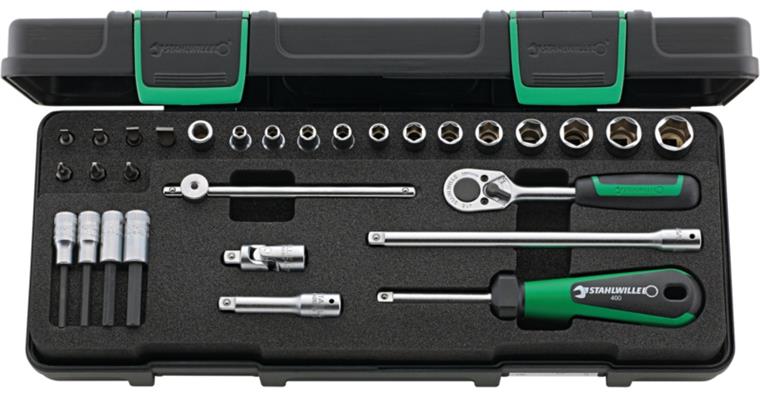 1001833421 Socket wrench set 40/23/7 KN 1/4 inch 30-piece 96011134