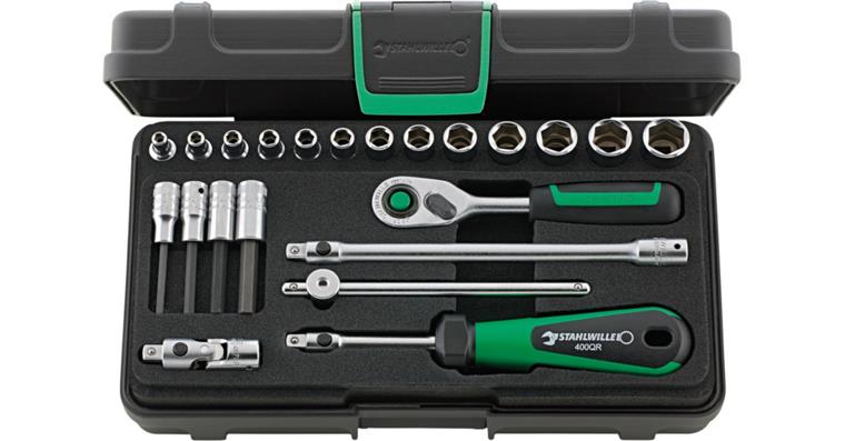 1051032101 Socket wrench set 40/44/17/5QR KN 1/4 inch 22-piece 96011181