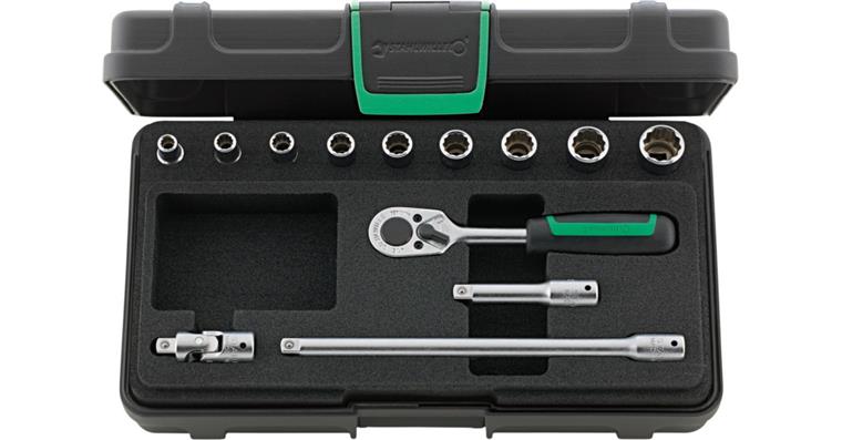 1001833434 Socket wrench set 40AD/9/4 KN 1/4 inch 13-piece 96016302
