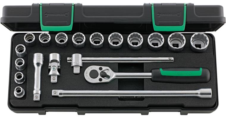 1001833440 Socket wrench set 45/14/5I KN 3/8 inch 19-piece 96024132