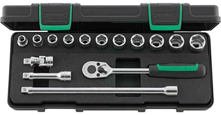 1001833439 Socket wrench set 456/11/4 KN 3/8 inch 15-piece 96022133