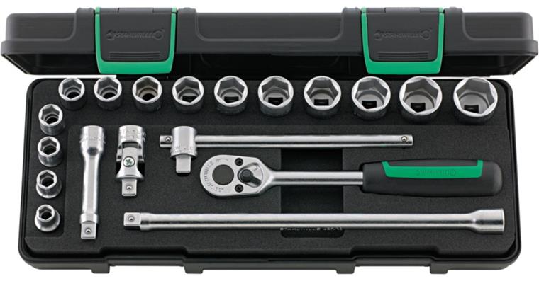 1051180102 Socket set 456/14/5I KN 3/8 inch 19-piece 96023132